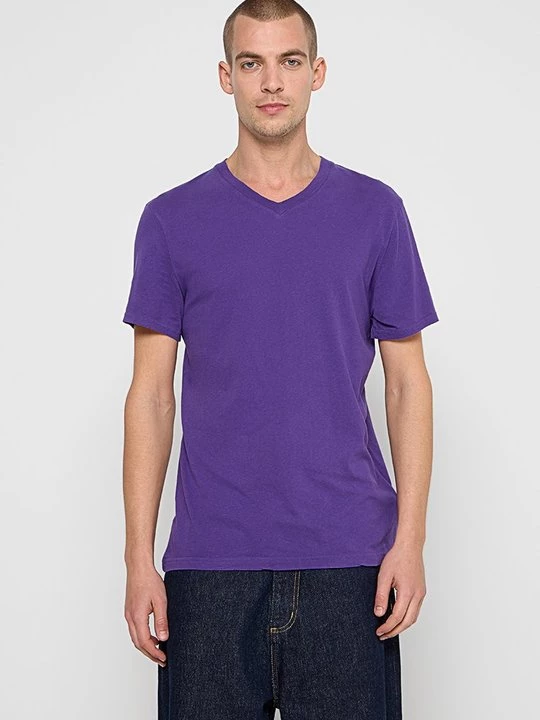Foto van product T-shirt basic American Vintage paars