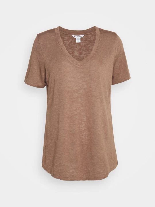 Foto van product T-shirt basic Athleta beżowy