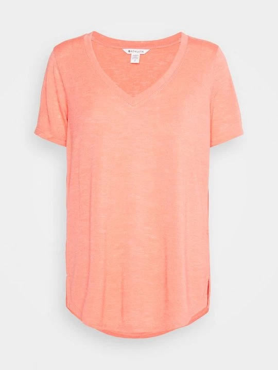 Foto van product T-shirt basic Athleta rood
