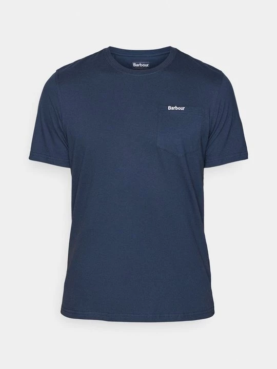 Foto van product T-shirt basic Barbour donkerblauw
