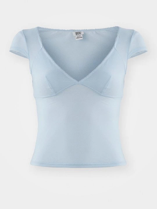 Foto van product T-shirt basic BDG Urban Outfitters lichtblauw