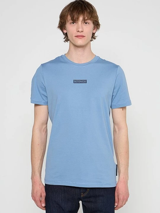 Foto van product T-shirt basic Bogner lichtblauw