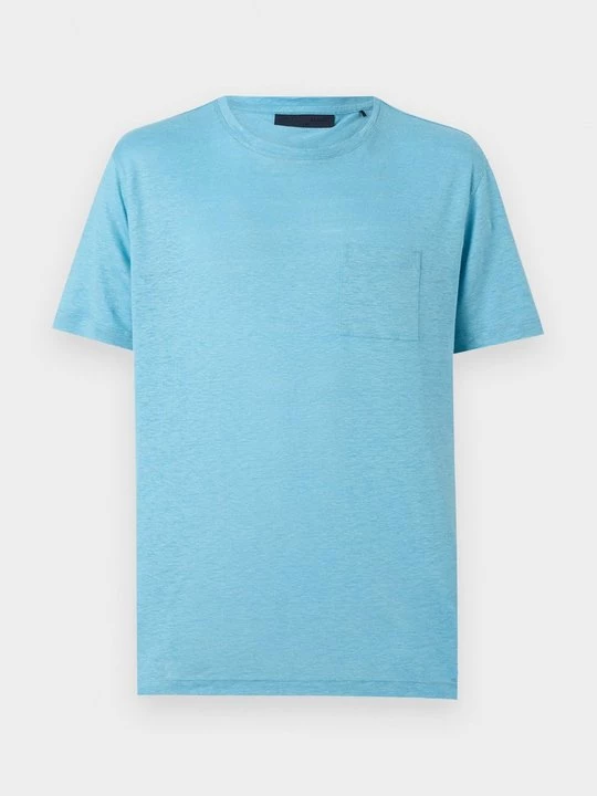 Foto van product T-shirt basic Boss blauw