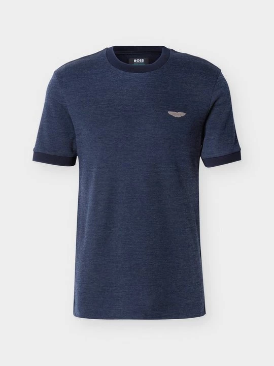 Foto van product T-shirt basic Boss donkerblauw