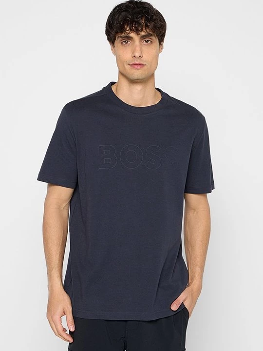 Foto van product T-shirt basic Boss donkerblauw