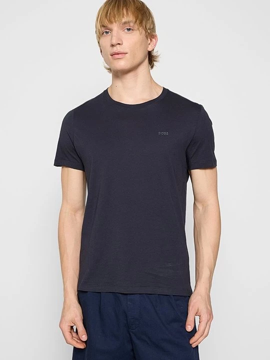 Foto van product T-shirt basic Boss donkerblauw