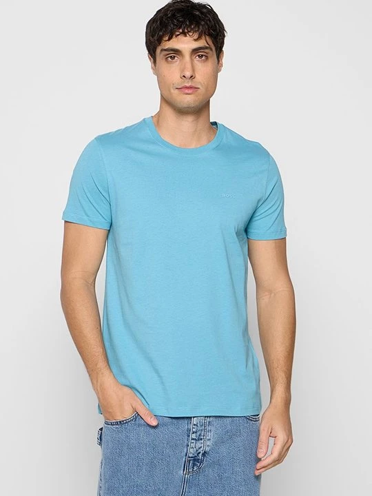 Foto van product T-shirt basic Boss lichtblauw