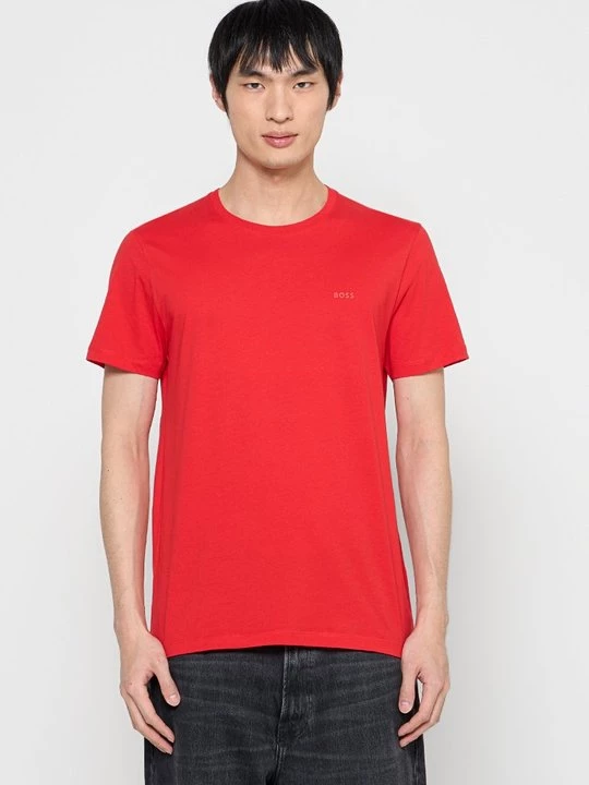 Foto van product T-shirt basic Boss rood