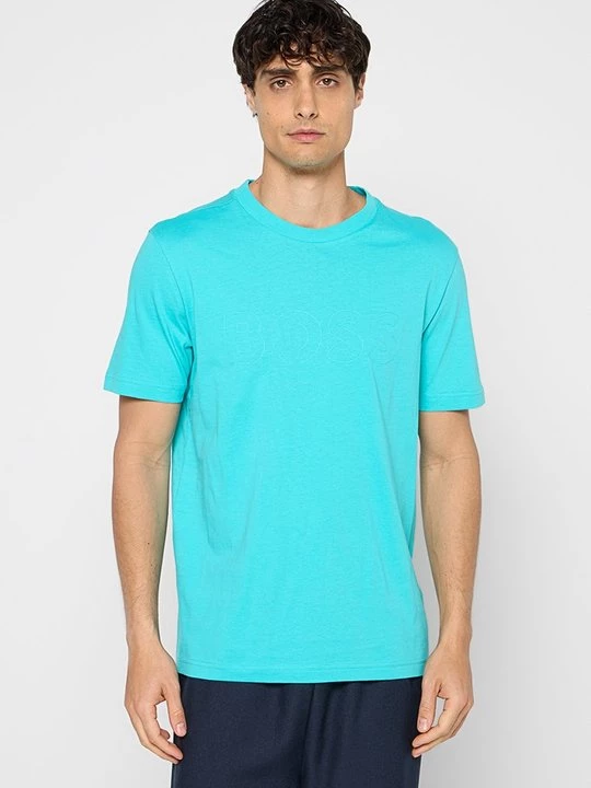 Foto van product T-shirt basic Boss turquoise