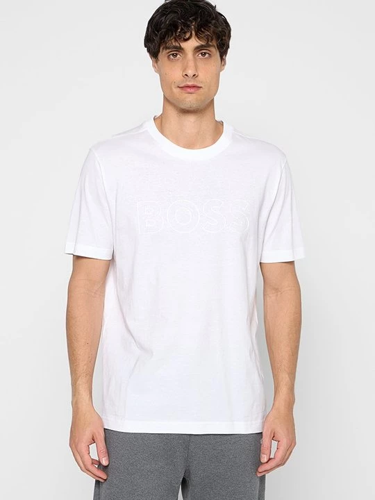 Foto van product T-shirt basic Boss wit