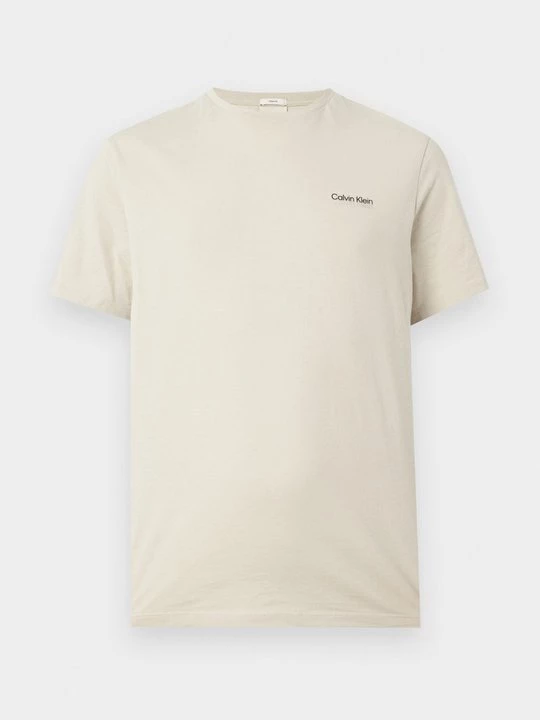 Foto van product T-shirt basic Calvin Klein beżowy