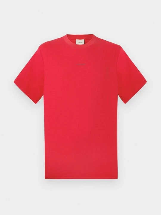 Foto van product T-shirt basic Calvin Klein donkerrood
