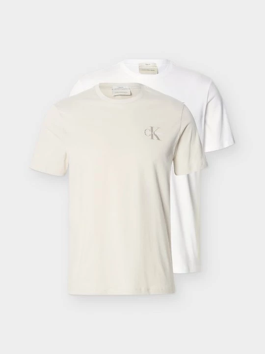 Foto van product T-shirt basic Calvin Klein Jeans crème