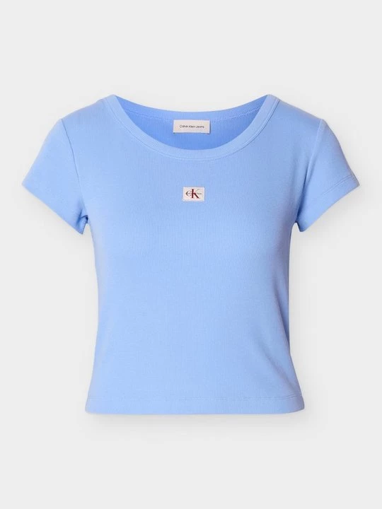 Foto van product T-shirt basic Calvin Klein Jeans lichtblauw