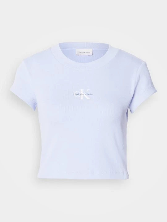 Foto van product T-shirt basic Calvin Klein Jeans lichtblauw