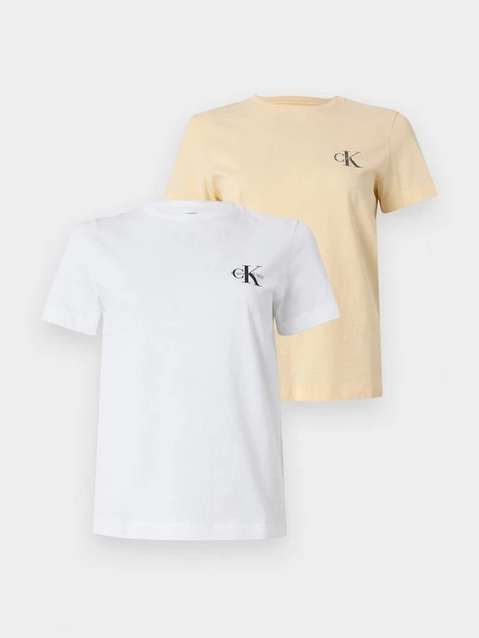 Foto van product T-shirt basic Calvin Klein Jeans lichtgeel