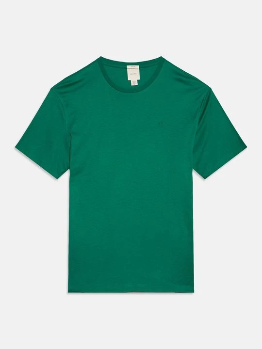 Foto van product T-shirt basic Calvin Klein Jeans lichtgroen gemêleerd