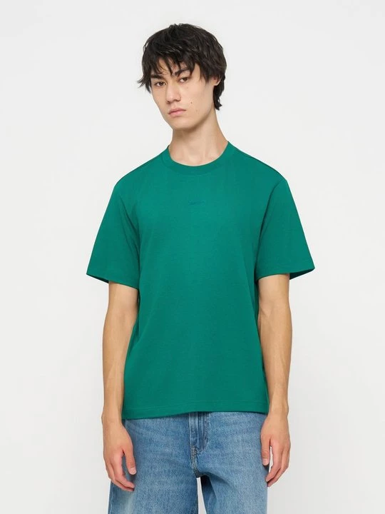 Foto van product T-shirt basic Calvin Klein Jeans lichtgroen gemêleerd