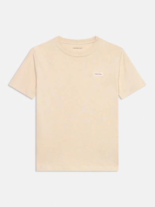 Foto van product T-shirt basic Calvin Klein Jeans zandkleur