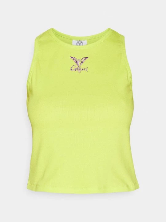 Foto van product T-shirt basic Carlo Colucci neongroen