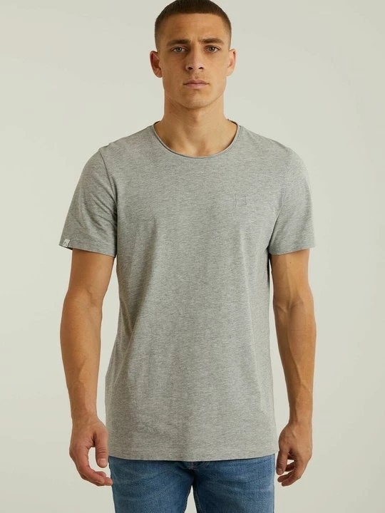 Foto van product T-shirt basic CHASIN' lichtgrijs