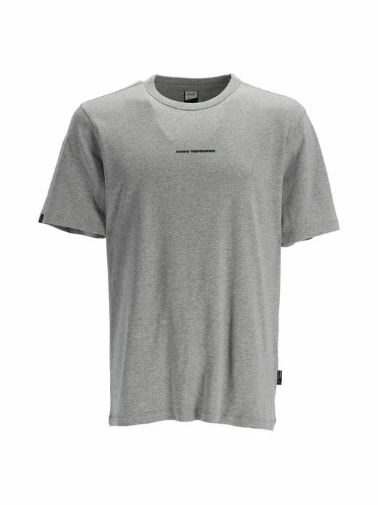Foto van product T-shirt basic CHASIN' lichtgrijs