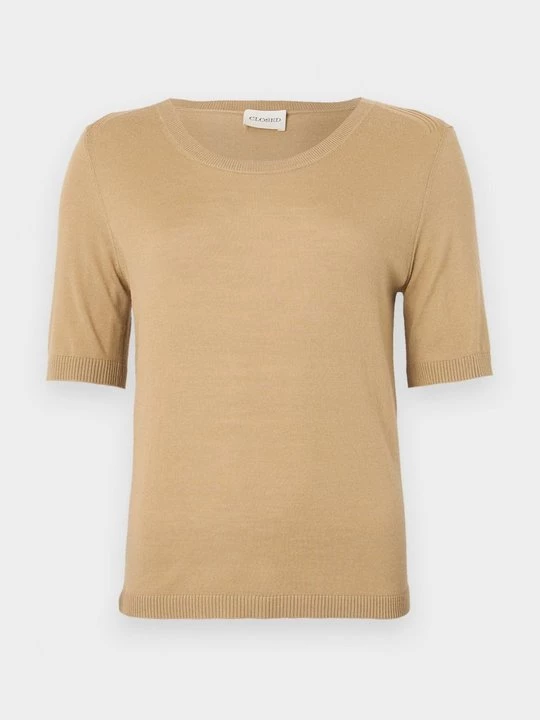 Foto van product T-shirt basic Closed bruin