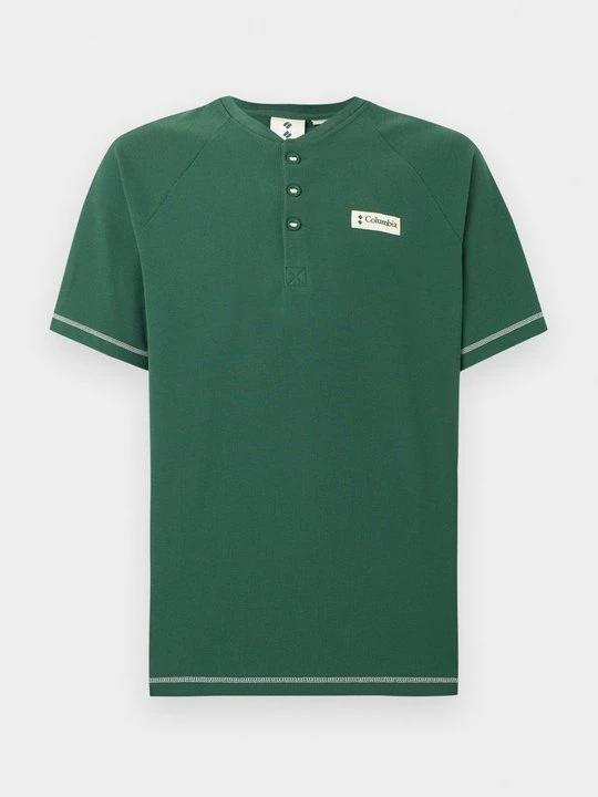 Foto van product T-shirt basic Columbia donkergroen