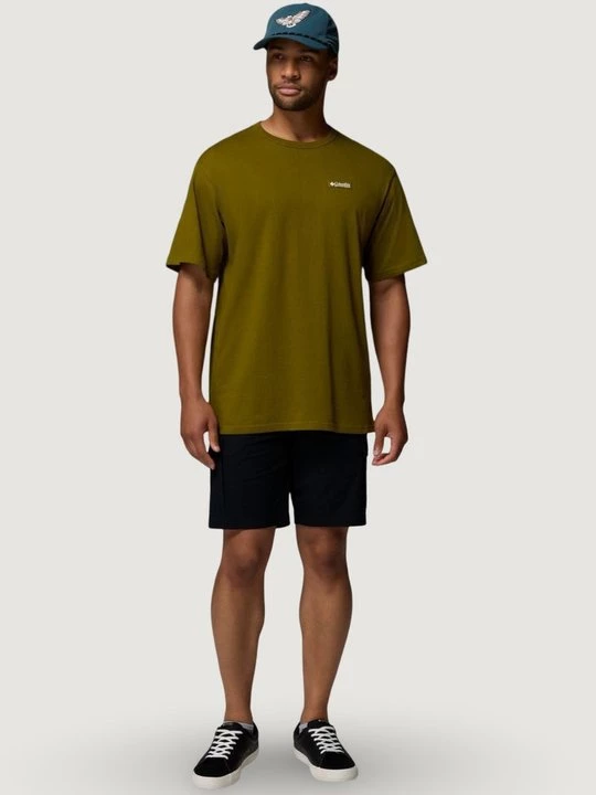 Foto van product T-shirt basic Columbia groen