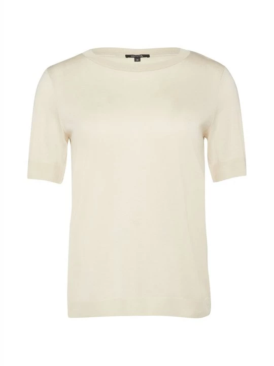 Foto van product T-shirt basic comma beżowy