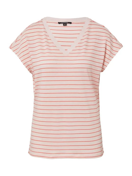 Foto van product T-shirt basic comma donkerroze