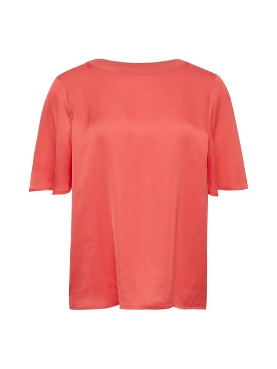 Foto van product T-shirt basic comma donkerroze