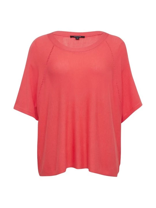 Foto van product T-shirt basic comma koraalrood