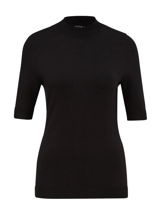 Foto van product T-shirt basic comma zwart
