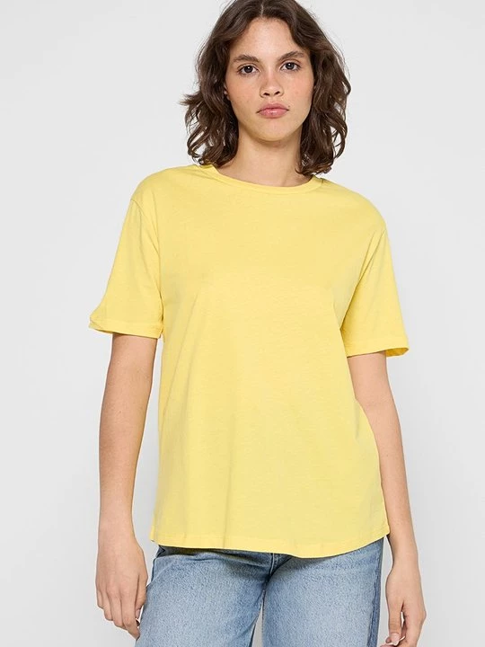 Foto van product T-shirt basic DeFacto geel