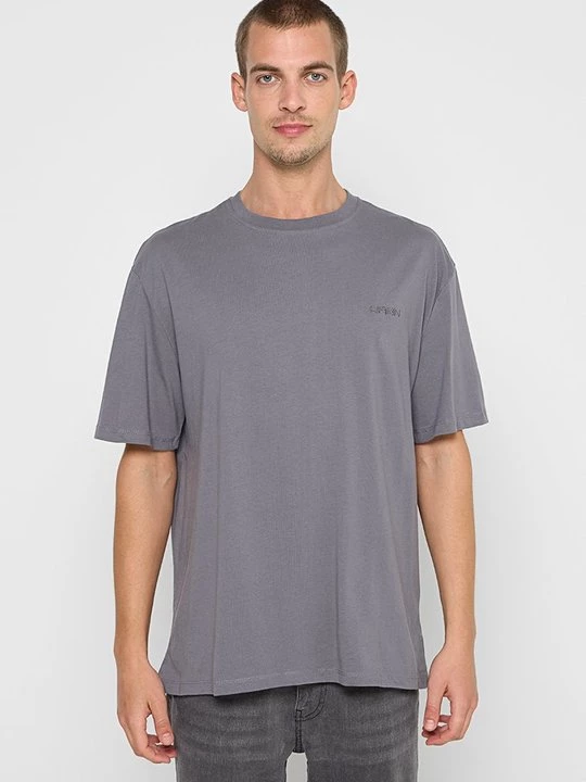 Foto van product T-shirt basic DeFacto grijs
