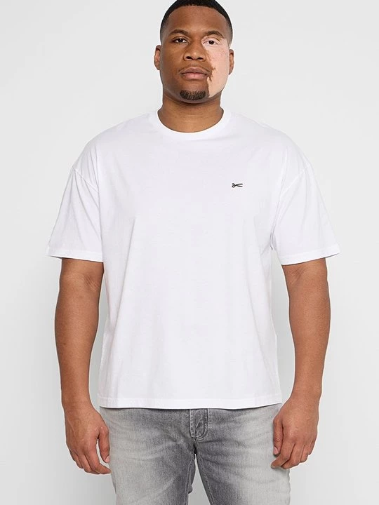 Foto van product T-shirt basic Denham wit
