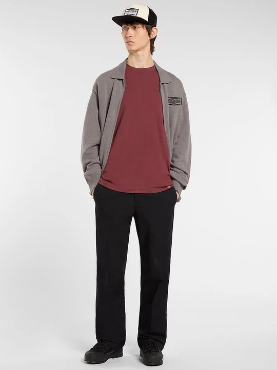 Foto van product T-shirt basic Dickies bordeauxrood