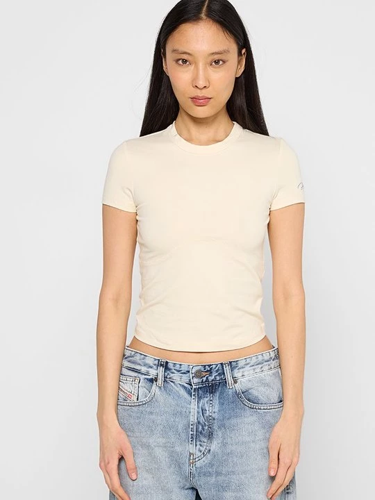 Foto van product T-shirt basic Diesel beżowy
