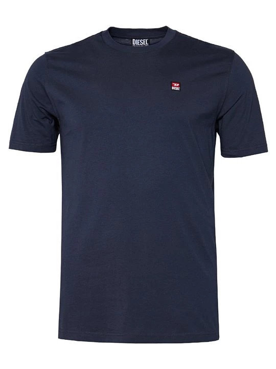 Foto van product T-shirt basic Diesel blauw gemêleerd