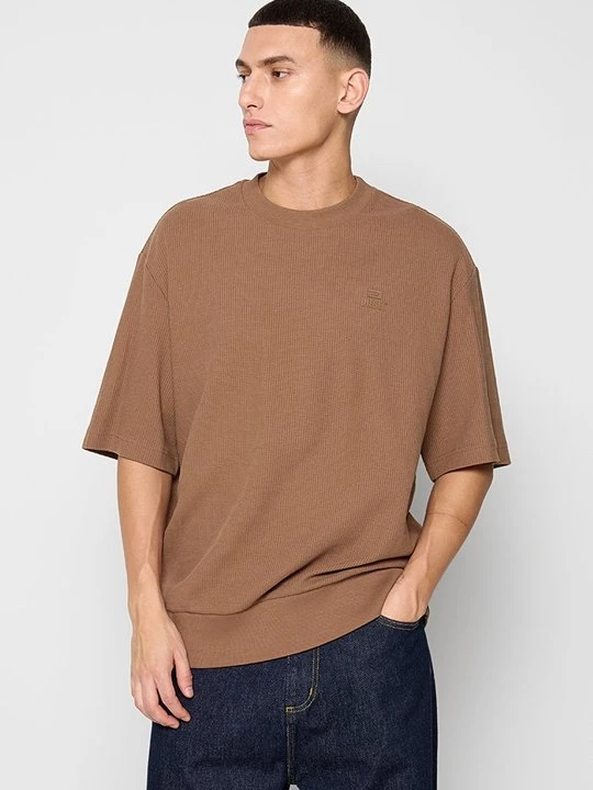 Foto van product T-shirt basic Diesel bruin