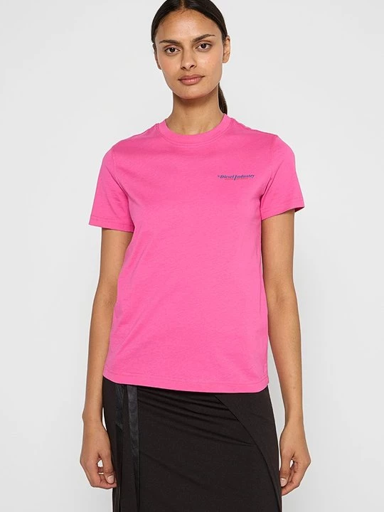 Foto van product T-shirt basic Diesel donkerroze