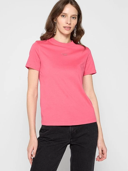 Foto van product T-shirt basic Diesel donkerroze