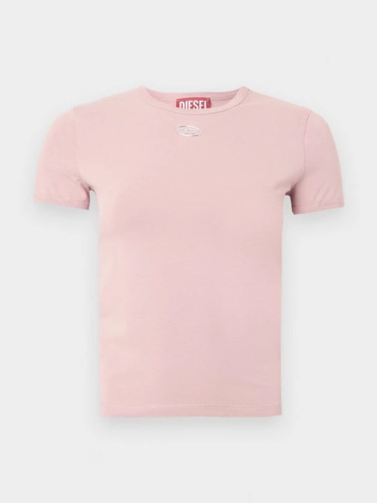 Foto van product T-shirt basic Diesel donkerroze