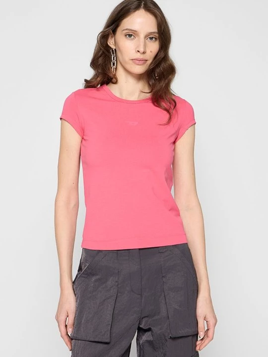 Foto van product T-shirt basic Diesel donkerroze