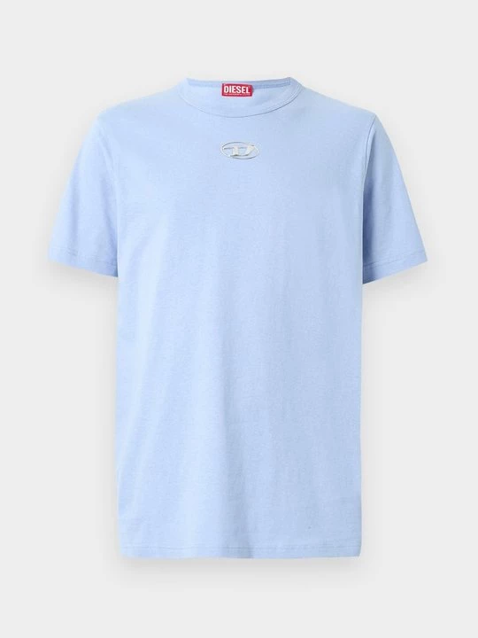 Foto van product T-shirt basic Diesel lichtgrijs