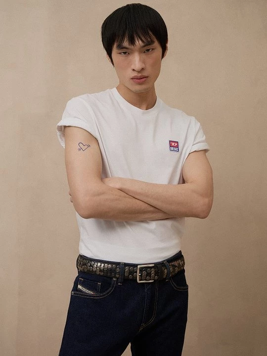 Foto van product T-shirt basic Diesel wit