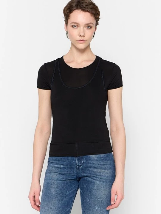Foto van product T-shirt basic Diesel zwart