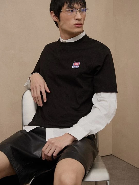 Foto van product T-shirt basic Diesel zwart