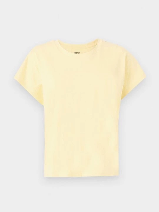 Foto van product T-shirt basic ECOALF goudkleurig